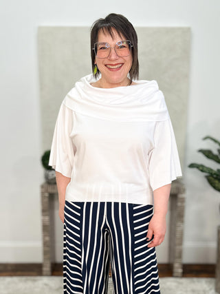 Planet by Lauren G Jackie O T, White - Statement Boutique