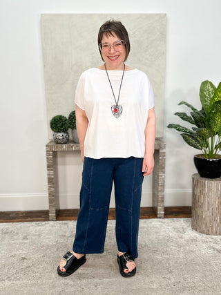 Butterfly T, White