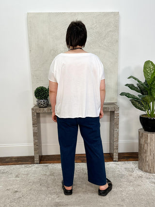 Butterfly T, White