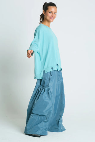 Nylon Big Pocket Pant, Vapor