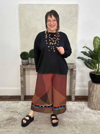Planet by Lauren G Boxy T, Black - Statement Boutique