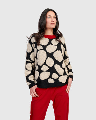 Alembika Stepping Stones Sweater, Pebbles - Statement Boutique