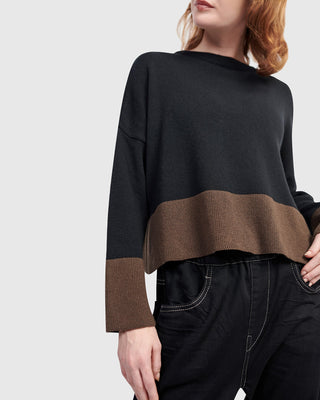 Alembika Vista Block Sweater, Mix - Statement Boutique