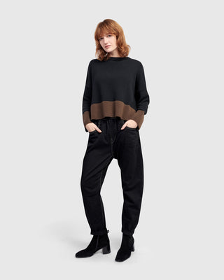Alembika Vista Block Sweater, Mix - Statement Boutique