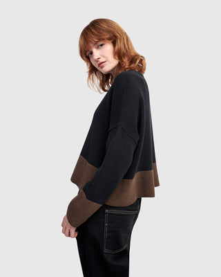 Alembika Vista Block Sweater, Mix - Statement Boutique