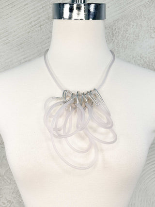 Samuel Coraux Loop Necklace, Frosted - Statement Boutique