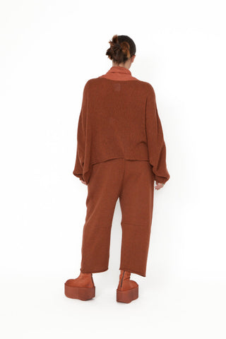 Boxy Cropped Sweater, Spice