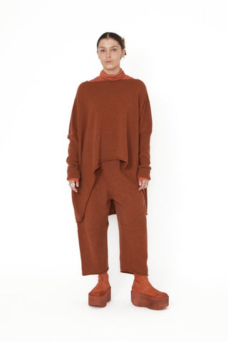 Hi Lo Oversized Sweater, Spice
