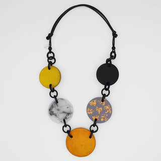 Sylca Designs Tessie Chain Necklace, Yellow - Statement Boutique