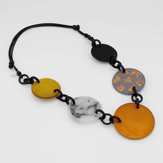 Sylca Designs Tessie Chain Necklace, Yellow - Statement Boutique