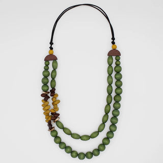 Sylca Designs Verde Forrest Necklace, Green - Statement Boutique