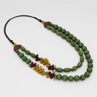 Sylca Designs Verde Forrest Necklace, Green - Statement Boutique