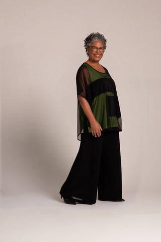 Sympli 323237-0 Fusion Split Back Tunic - Statement Boutique