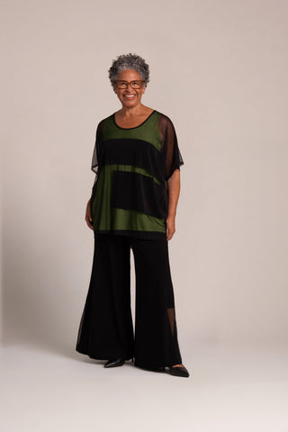 Sympli 323237-0 Fusion Split Back Tunic - Statement Boutique