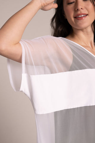 Sympli 323237-0 Fusion Split Back Tunic - Statement Boutique
