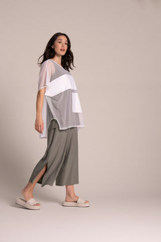 Sympli 323237-0 Fusion Split Back Tunic - Statement Boutique