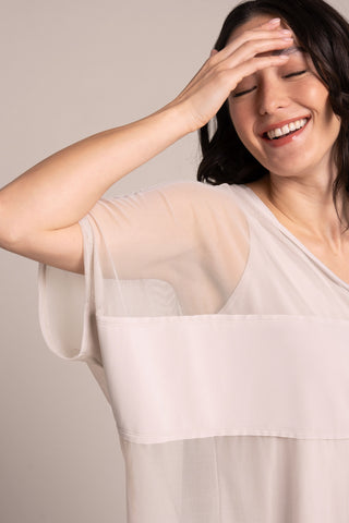 Sympli 323237-0 Fusion Split Back Tunic - Statement Boutique