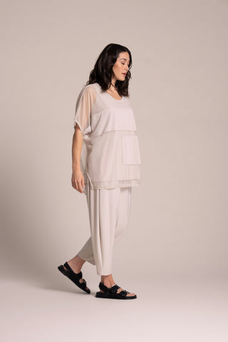 Sympli 323237-0 Fusion Split Back Tunic - Statement Boutique