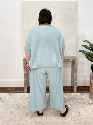 Sympli Breeze EZ Tuck Top, Stone Blue - Statement Boutique
