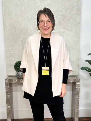 Cloud Cocoon Jacket, Ecru