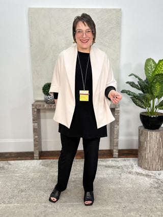 Cloud Cocoon Jacket, Ecru