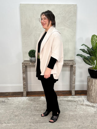 Cloud Cocoon Jacket, Ecru