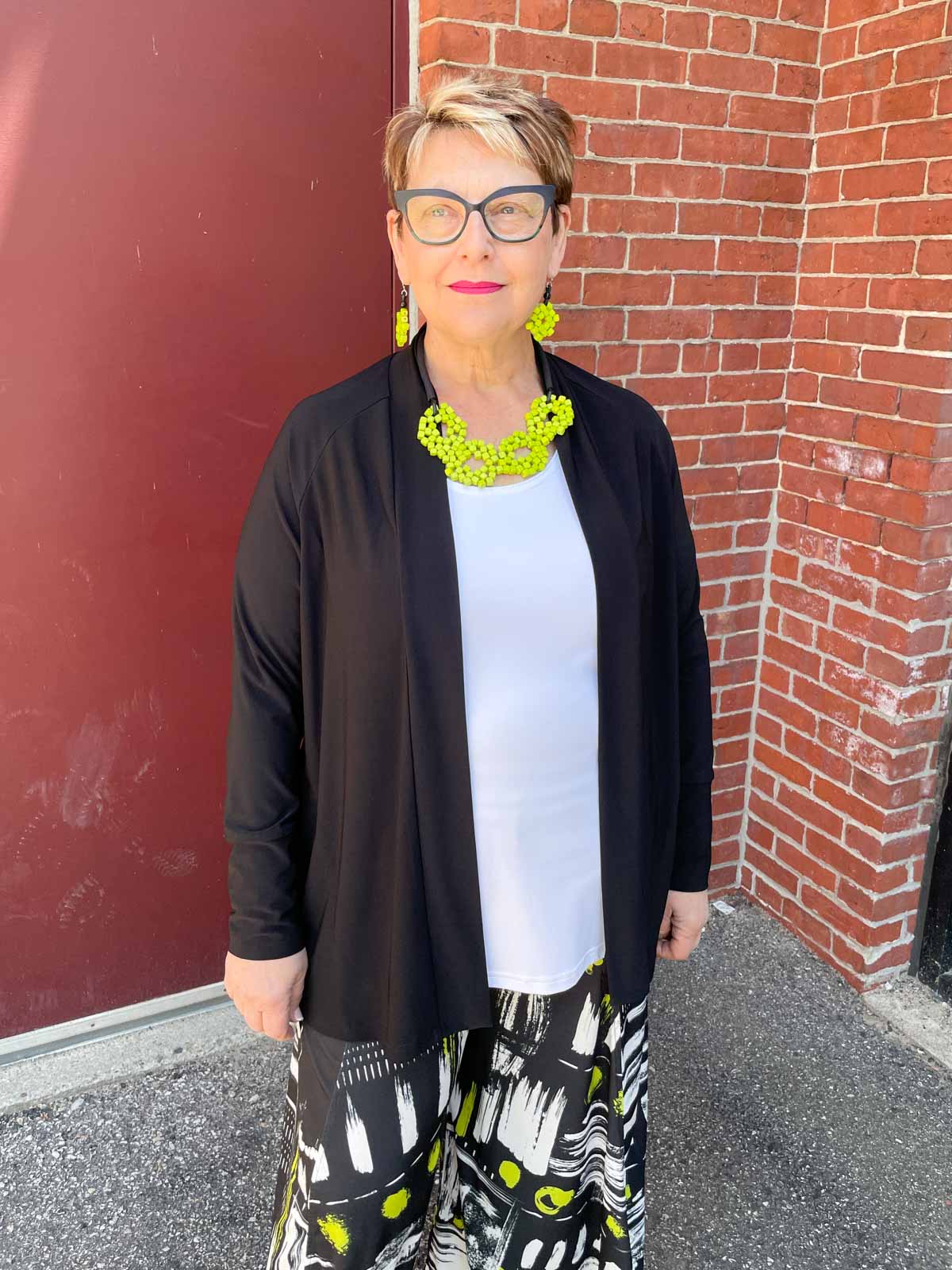 Sympli Everyday Cardigan, Black - Statement Boutique