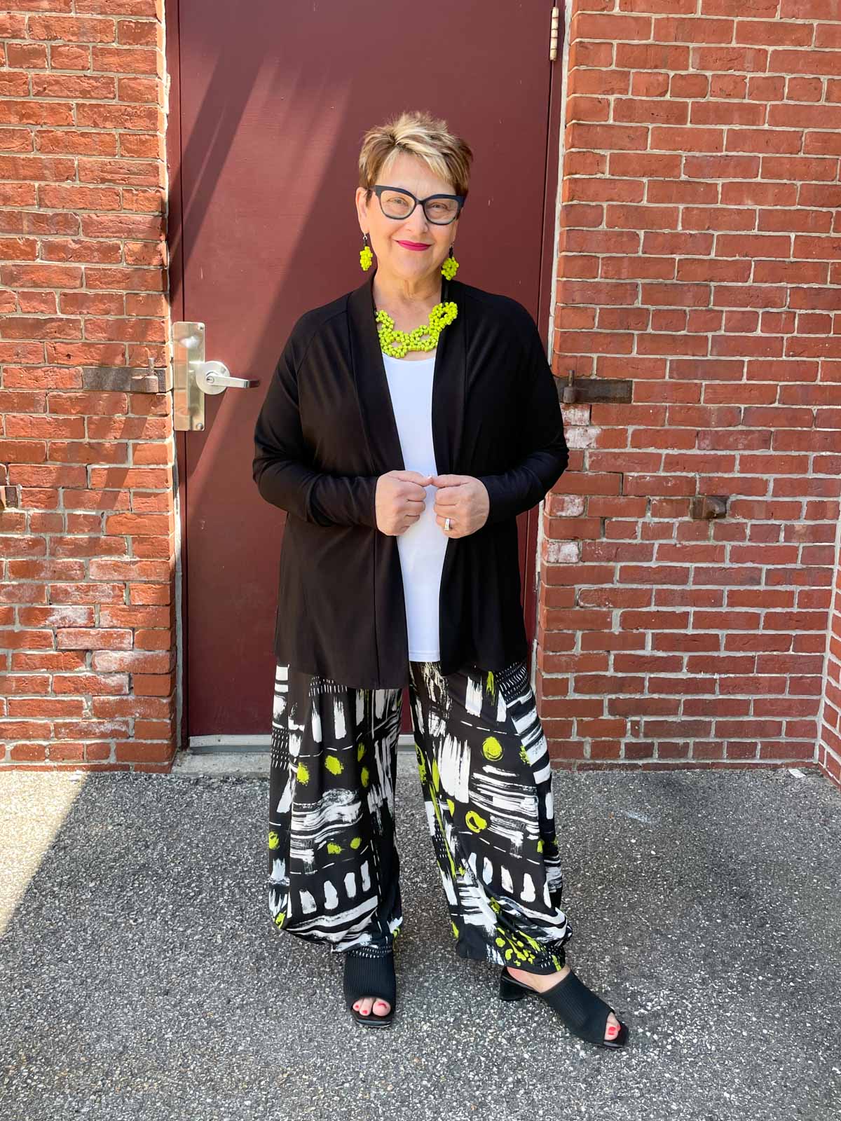 Sympli Everyday Cardigan, Black - Statement Boutique