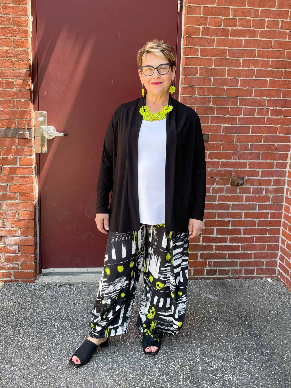 Sympli Everyday Cardigan, Black - Statement Boutique