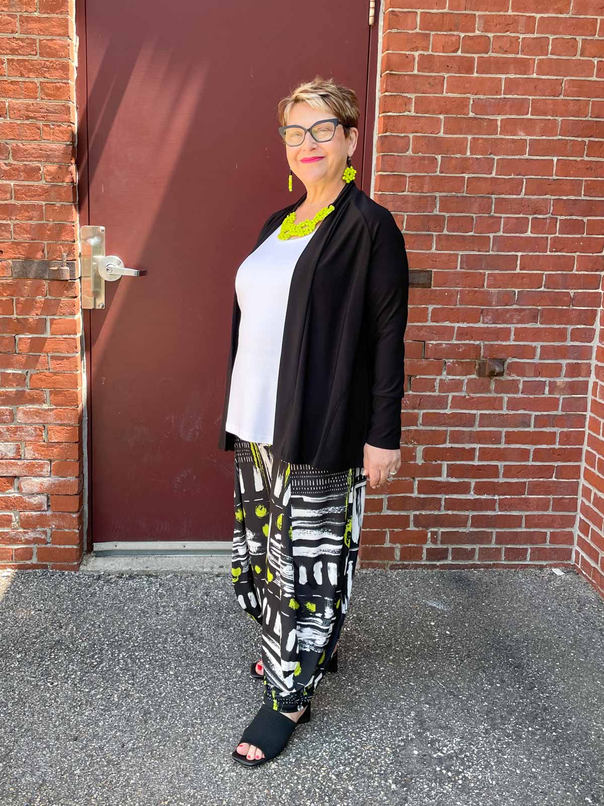 Sympli Everyday Cardigan, Black - Statement Boutique