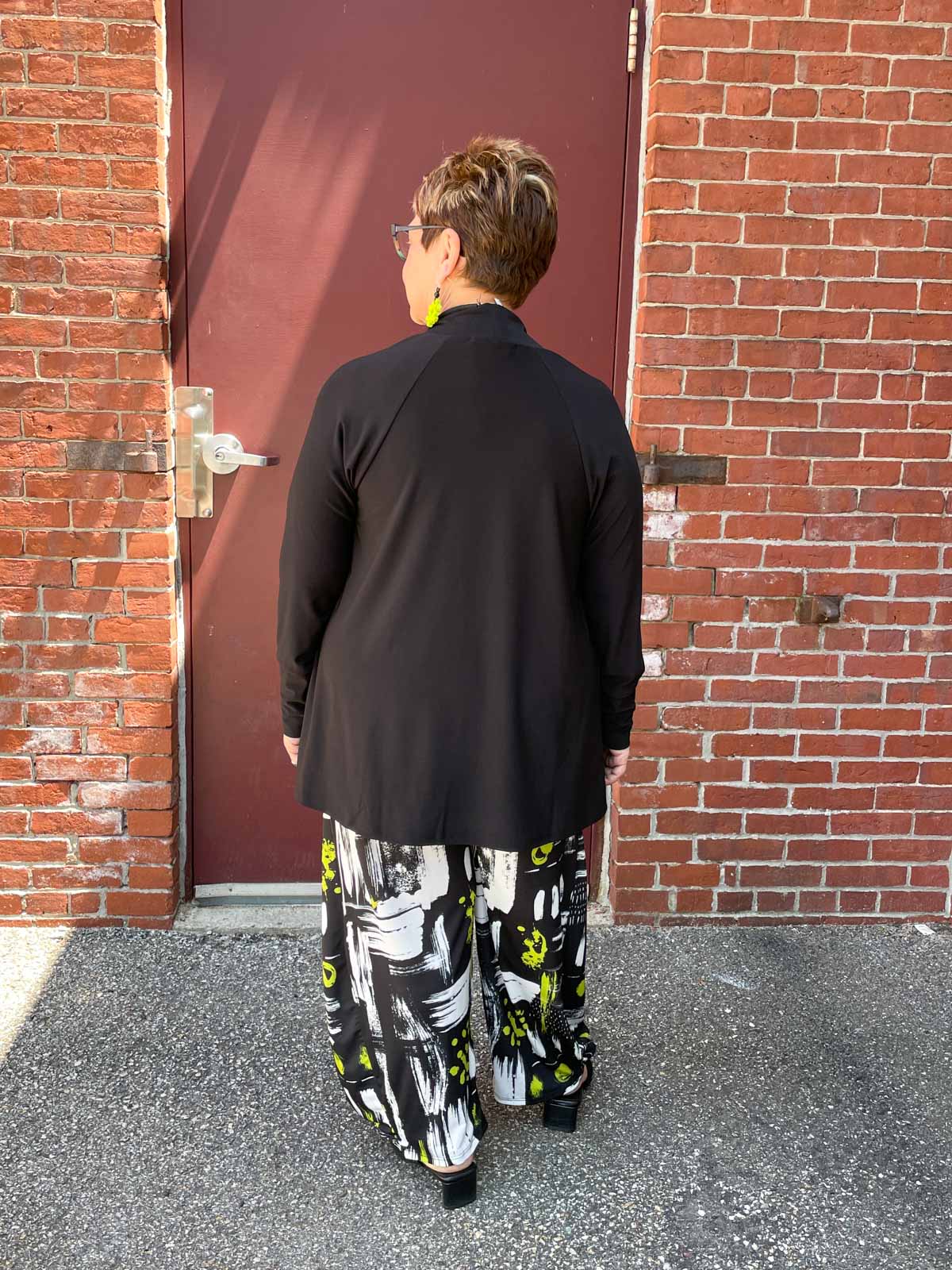 Sympli Everyday Cardigan, Black - Statement Boutique