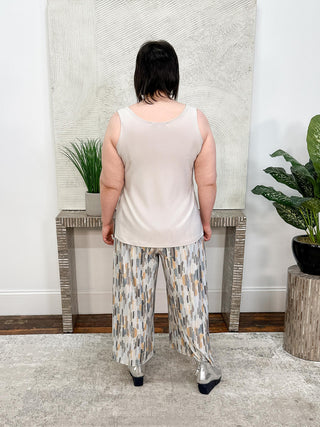 Sympli Go To Tank Relax Short, Cashew - Statement Boutique