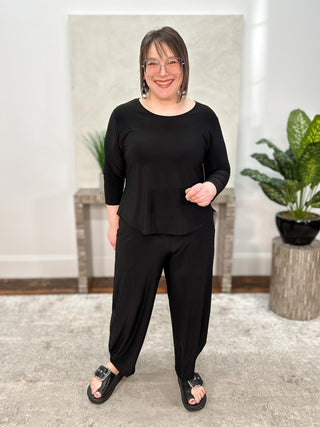 Sympli Go To Classic T Relax Short, Black - Statement Boutique
