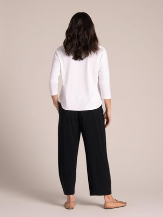 Sympli Go To Classic T Relax Short, White - Statement Boutique