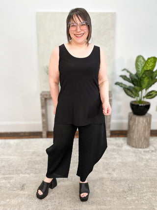 Sympli Go To Tank Relax, Black - Statement Boutique