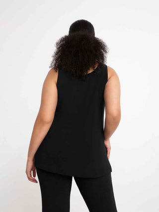 Sympli Go To Tank Relax, Black - Statement Boutique