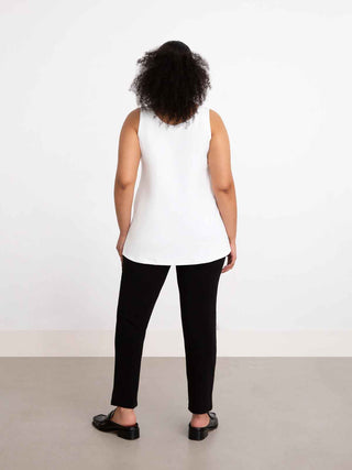 Sympli Go To Tank Relax, White - Statement Boutique