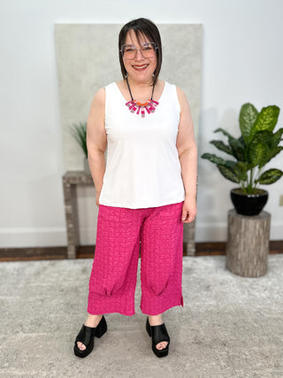 Sympli Go To Tank Relax Short, White - Statement Boutique