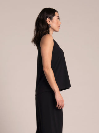 Go To V-Neck Tank Relax Short, Black