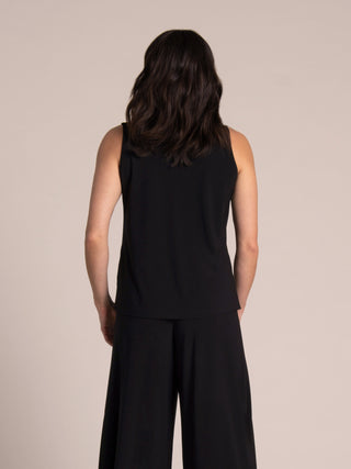 Go To V-Neck Tank Relax Short, Black