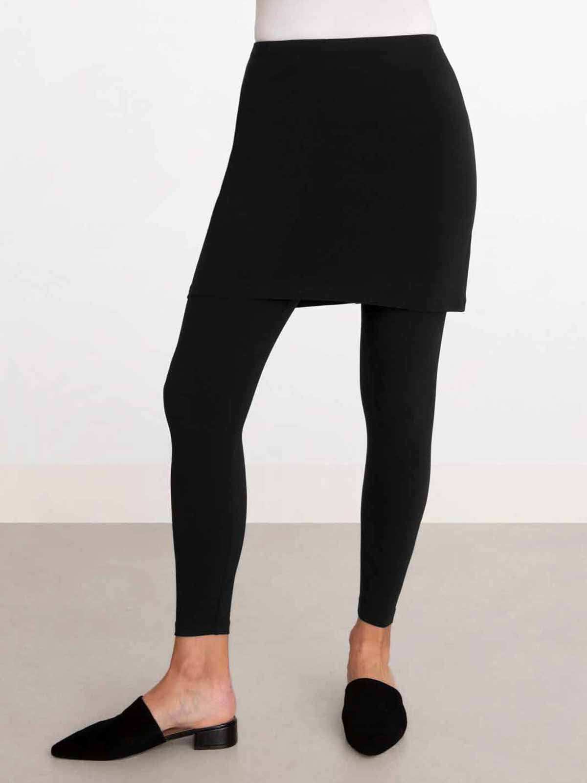 Sympli Mini Skirt, Black - Statement Boutique