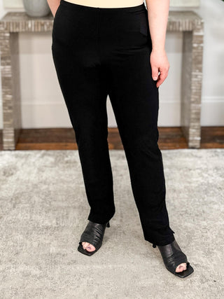 Sympli Narrow Pant Midi, Black - Statement Boutique