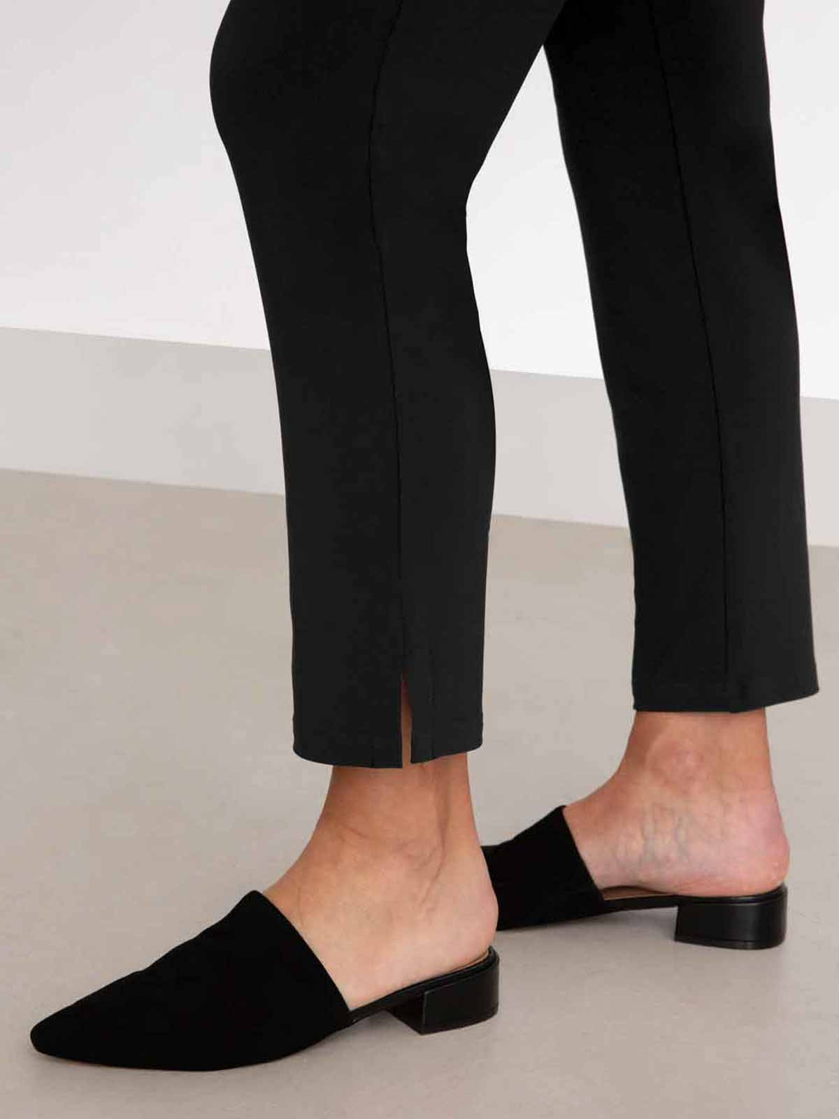 Sympli Narrow Pant Midi, Black - Statement Boutique