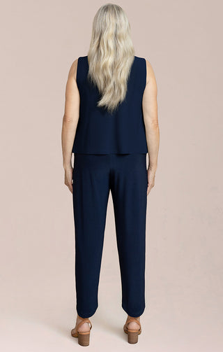 Sympli Nu Flared Shell, Navy - Statement Boutique