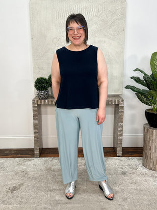Sympli Nu Flared Shell, Navy - Statement Boutique