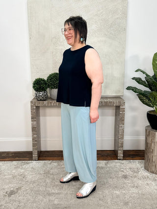Sympli Nu Flared Shell, Navy - Statement Boutique