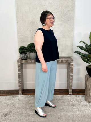 Sympli Nu Flared Shell, Navy - Statement Boutique