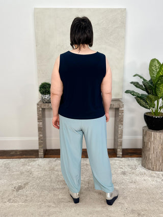 Sympli Nu Flared Shell, Navy - Statement Boutique
