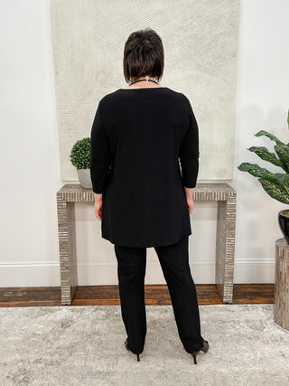 Sympli Narrow Pant Midi, Black - Statement Boutique