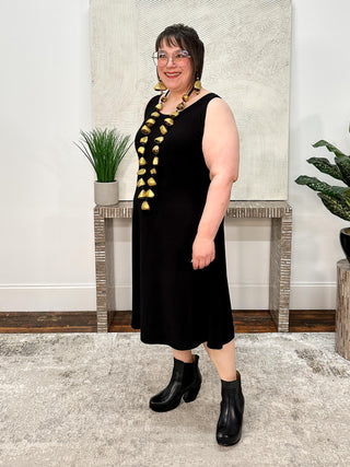 Nu Tank Dress Short, Black